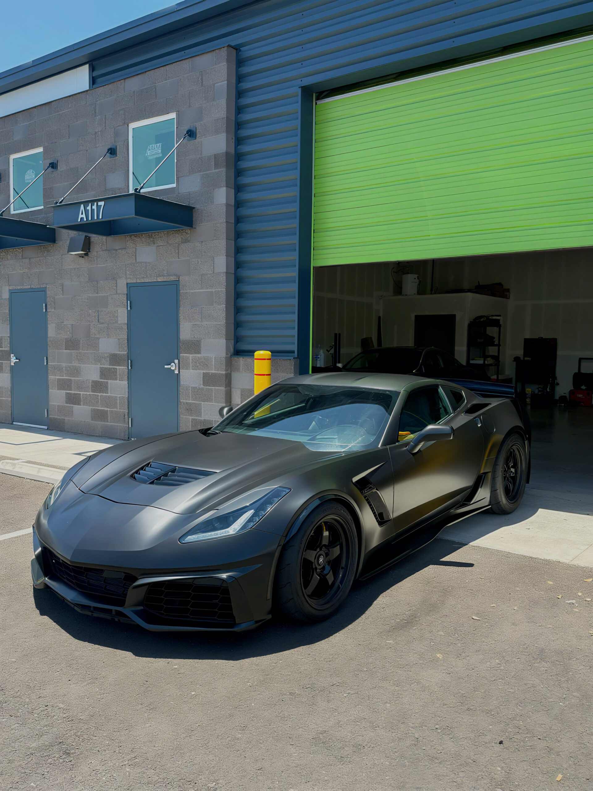 MURDERED OUT C7 CORVETTE